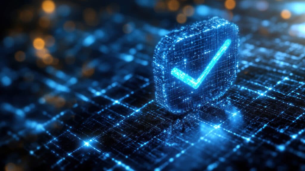 Digital Verification Checkmark